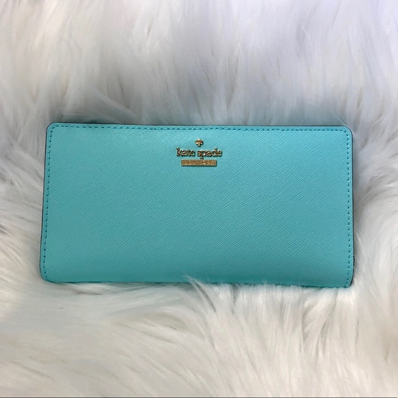 kate spade Handbags - NWT♠️ Kate Spade Atoll Blue Cameron Stacy Wallet